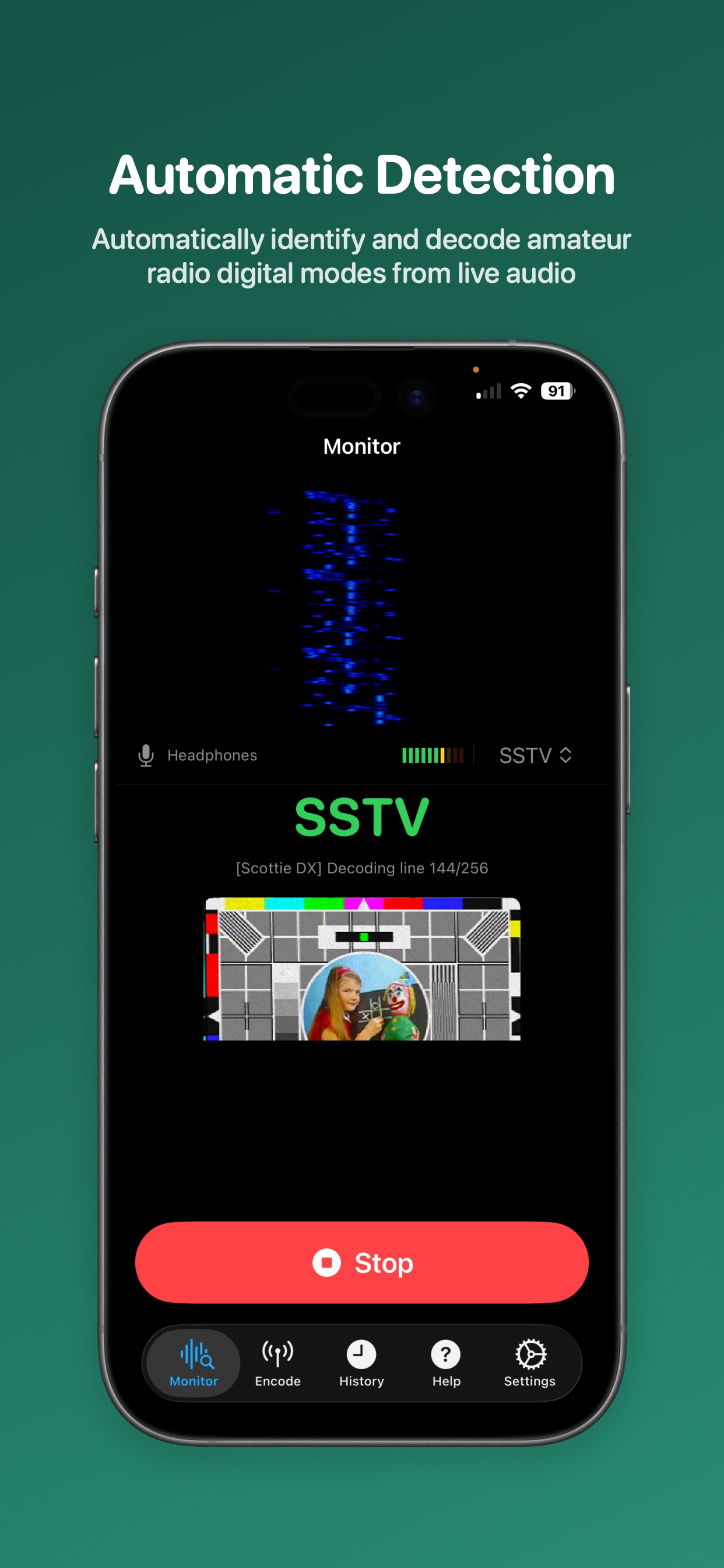 Automatic digital mode detection and decoding