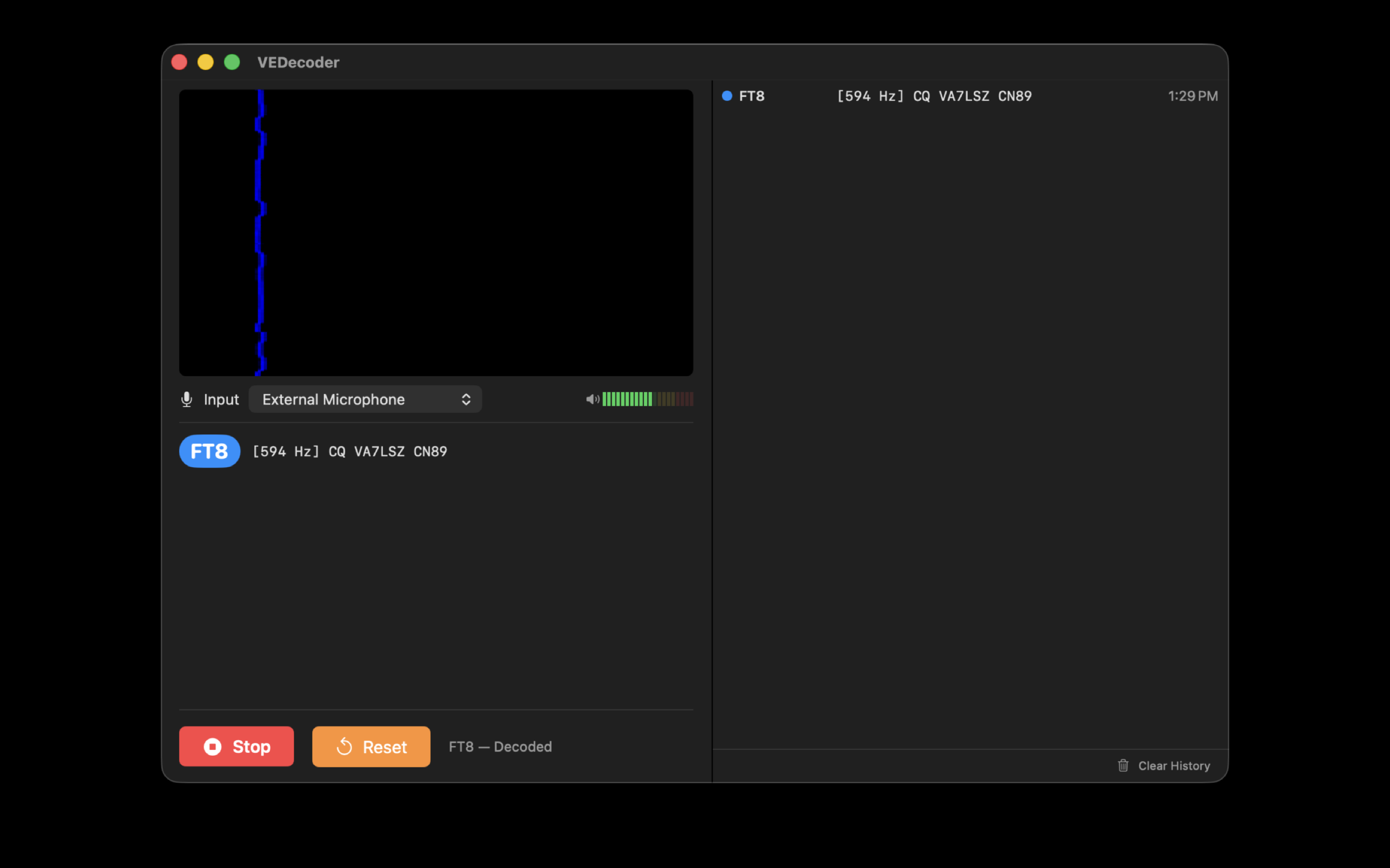 DigiDecoder macOS FT8 decoding